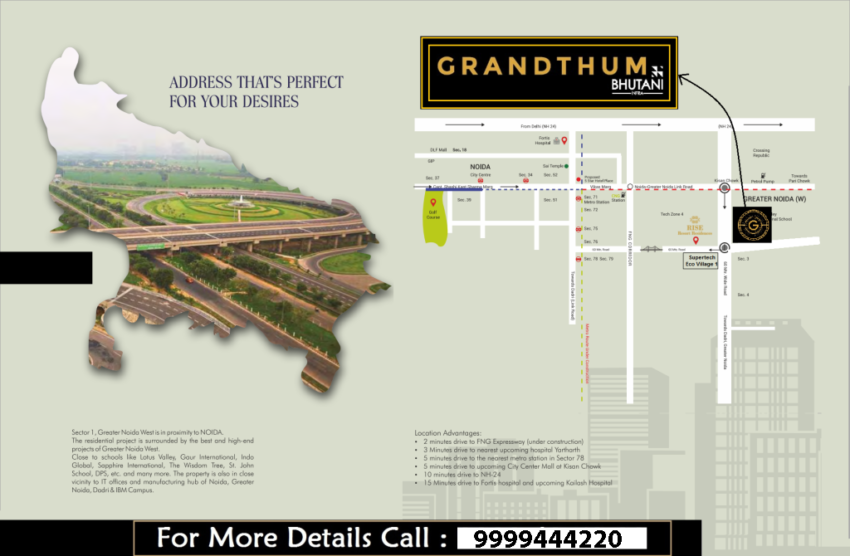 Grandthum Location map