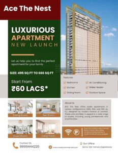 Ace Verde Studio Apartment Yamuna Expressway
